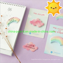 Rainbow and Cloud Shape N Post Sticky Notes Paper Pad